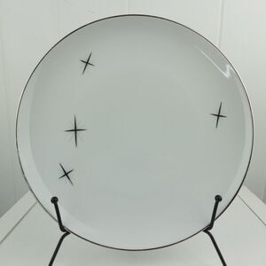Fukagawa Arita Hand Painted Salad Plate Cross Star Design